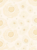 Creamy Peach Abstract Organic Shapes Rug