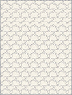 Cream And Navy Abstract Organic Shapes Rug
