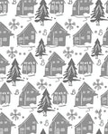 Whimsical Village Winter Collection Rug