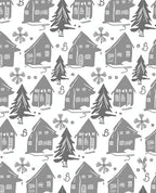 Whimsical Village Winter Collection Rug