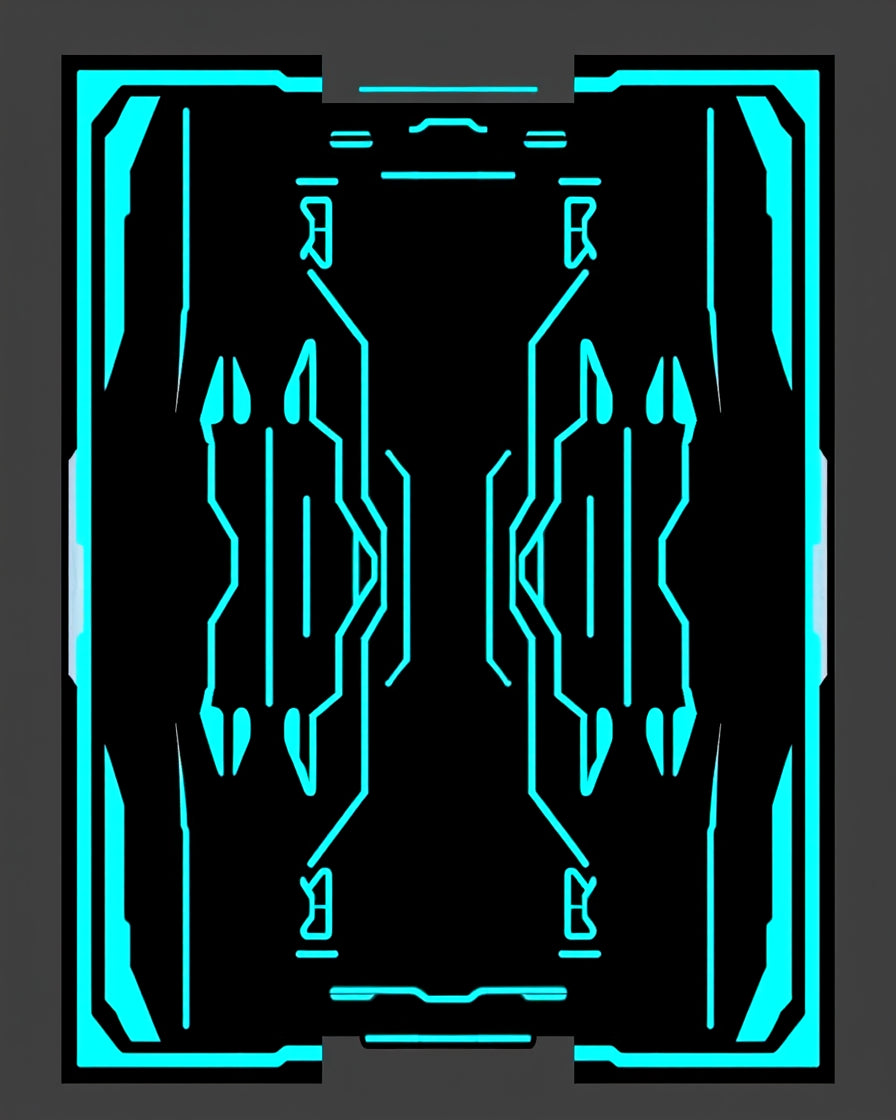 Cybernetic Circuit Board Graphic Rug
