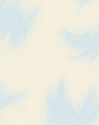 Soft Cream Sky Feather Abstract Rug