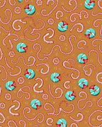 Holiday Candy Swirls And Rounds Rug