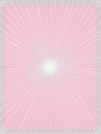 Soft Pink Radiant Burst Rug