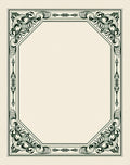 Ornate Dark Green Geometric Octagon Rug