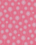 Pink White Floral Meadow Rug