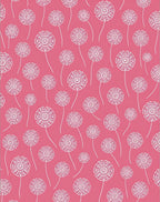 Pink White Floral Meadow Rug