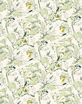 Whimsical Green Floral Vine Delight Rug