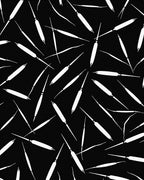 Black White Abstract Strokes Rug