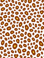 Spotted Ochre Abstract Spots Rug