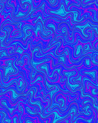 Vivid Blue Purple Swirl Marble Rug