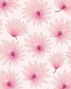 Pale Pink Blossom Array Rug