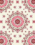 Pink Floral Mandala Medallion Radiance Rug
