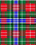 Green Red Blue Tartan Checkered Rug