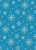 Blue White Snowflakes Winter Wonder Rug