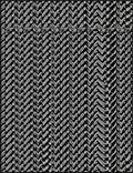 Monochrome Textured Leaf Vertical Motif Rug