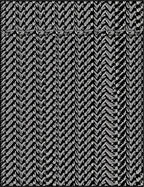 Monochrome Textured Leaf Vertical Motif Rug