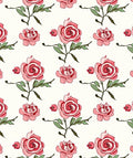 Pink Rose Garden Branches Rug