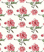 Pink Rose Garden Branches Rug