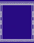 Deep Indigo White Frame Accents Rug