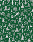 White Pine and Snowflake Forest Rug