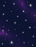 Night Sky Stars Swirl Rug
