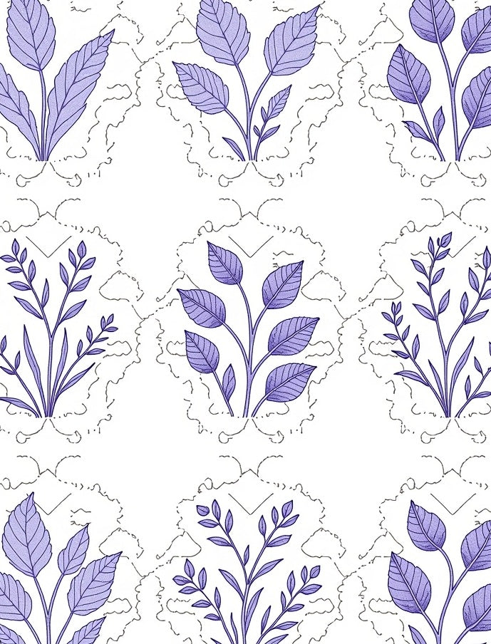 Orchid Purple Botanical Garden Rug