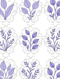 Orchid Purple Botanical Garden Rug