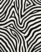 Bold Black Cream Zebra Stripe Rug