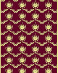 Regal Burgundy Royal Crest Rug