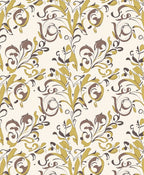 Earthy Antique Swirl Flora Rug