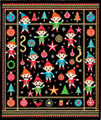 Christmas Elf Holiday Whimsy Rug