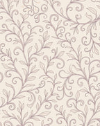Victorian Mauve Vine Scroll Rug