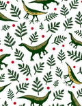 Green Dinosaur Fern and Berry Rug