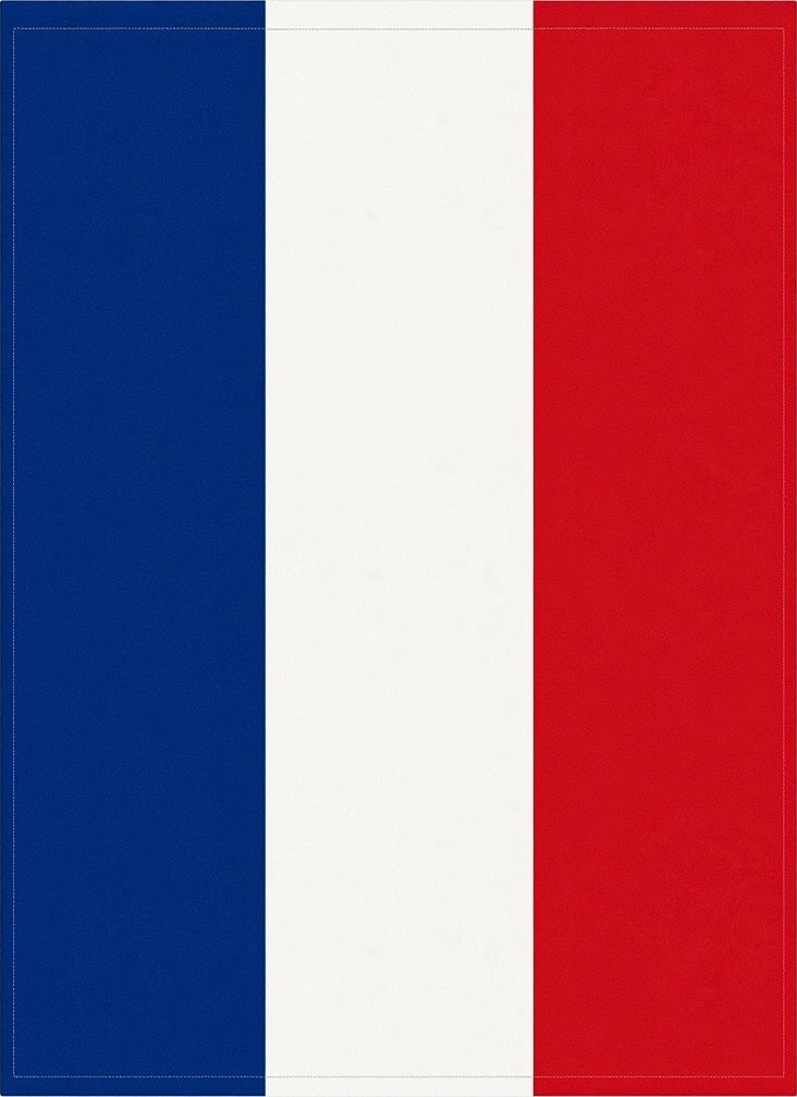 Bold Vertical Tricolor Stripes Rug
