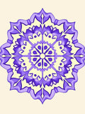 Serene Purple Mandala Floral Rug