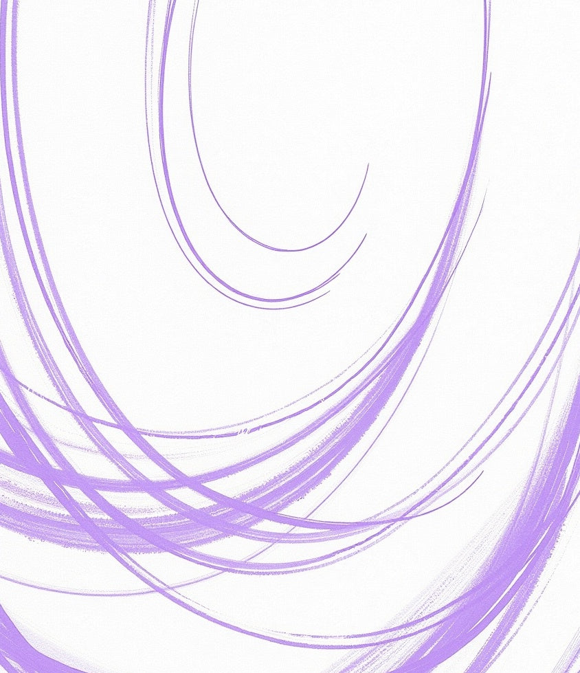 Orchid Abstract Swoosh Brush Strokes Rug