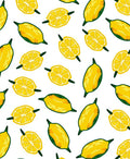 Yellow Citrus Fruit Scattered Arrangement Rug