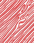 Crimson Red Wood Grain Swirl Rug