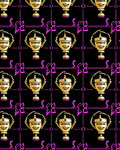 Golden Trophy Geometric Black Rug
