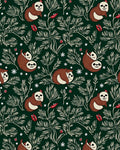 Whimsical Sloth Woodland Meadow Rug