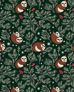 Whimsical Sloth Woodland Meadow Rug