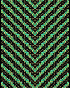 Emerald and Gold Baroque Swirl Rug