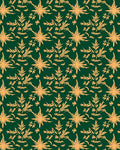 Golden Laurel Scrollwork Emerald Rug
