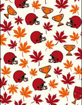 Red Helmets Orange Trophies Autumn Leaves Rug
