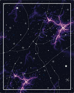 Galactic Nebula Star Map Rug