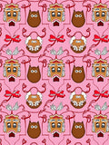 Whimsical Gingerbread House Owl Ribbon Rug