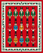 Crimson Red Nutcracker Soldier Array Rug