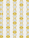 Golden Ochre Laurel Inspired Vertical Rug