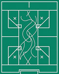Teal Green Geometric Abstract Swirl Rug